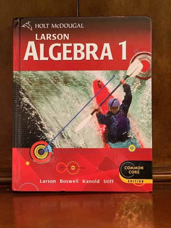 Algebra 1 book cover